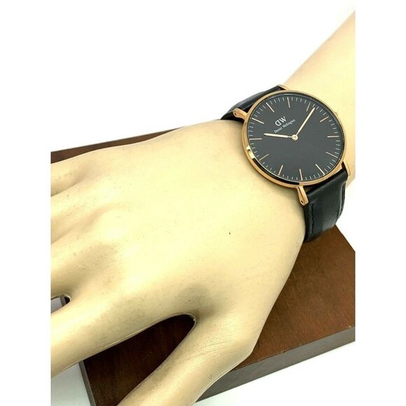 Daniel Wellington Classic Black and Gold Women's Watch - Picture 3 of 12